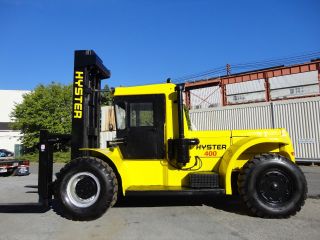Hyster H400b 47,  500lb Forklift - Diesel - Enclosed Cab - photo