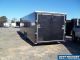 8 X 28 Enclosed Carhauler Trailer Cargo Black Car Hauler Led 5k Axles 8x28 Trailers photo 1
