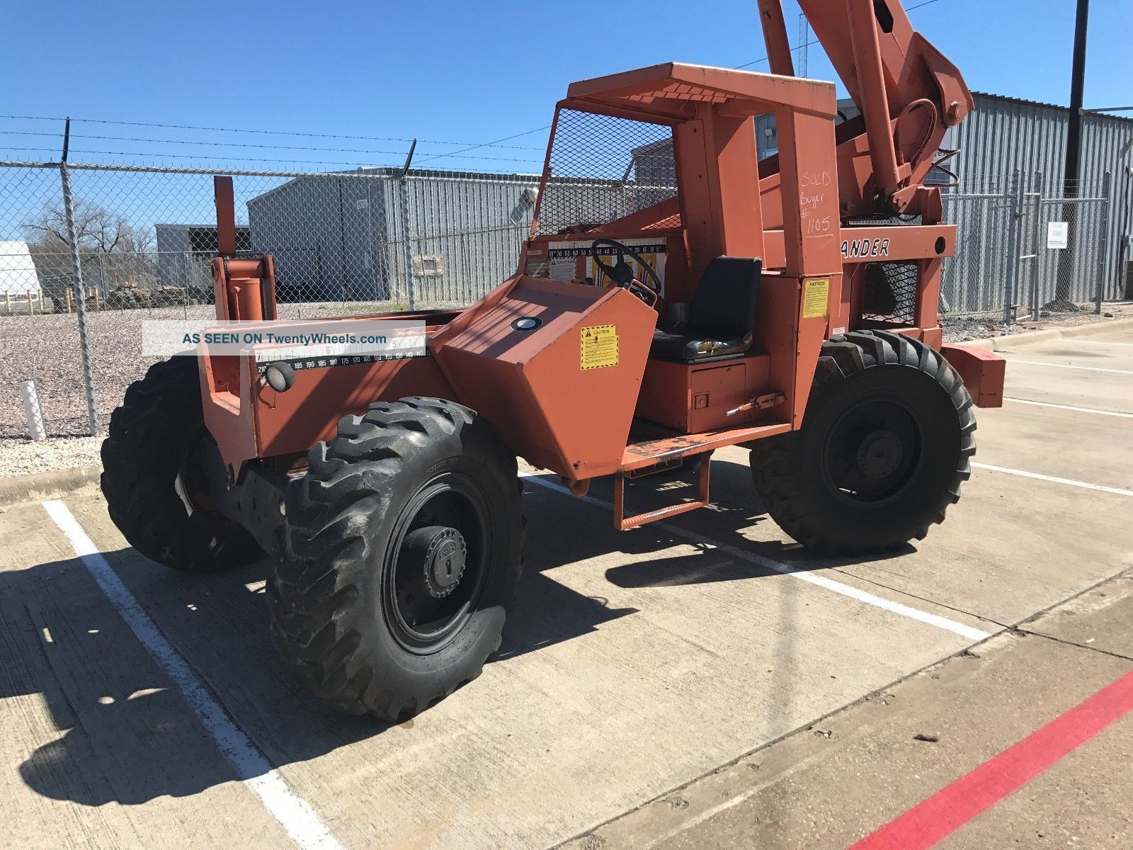 Lull Highland 844b Telescopic Fork Lift 8000 Pounds 4 Wheel Steering 4x4