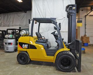 2011 Cat Cateprillar P10000 10000lb Dual Drive Pneumatic Forklift Lpg Lift Truck photo