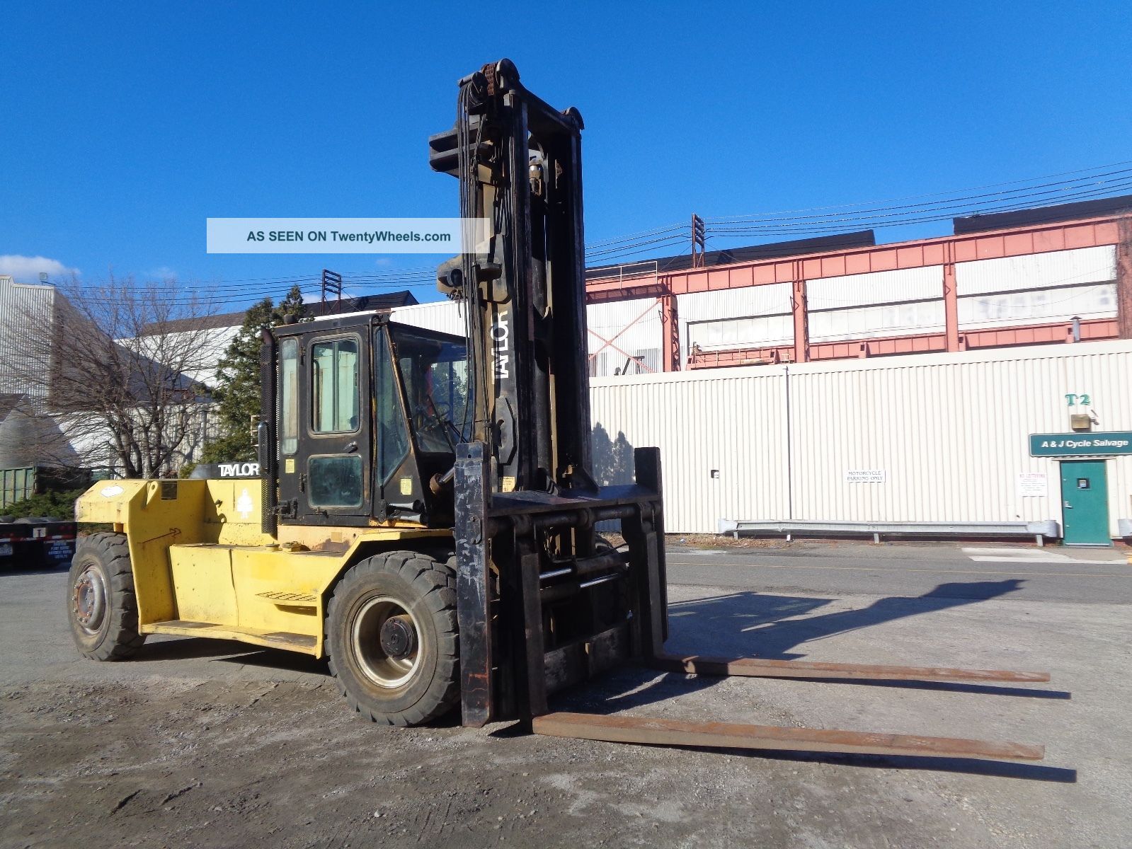 Taylor Gt330 33, 000lb Forklift Side Shift Fork Positioners