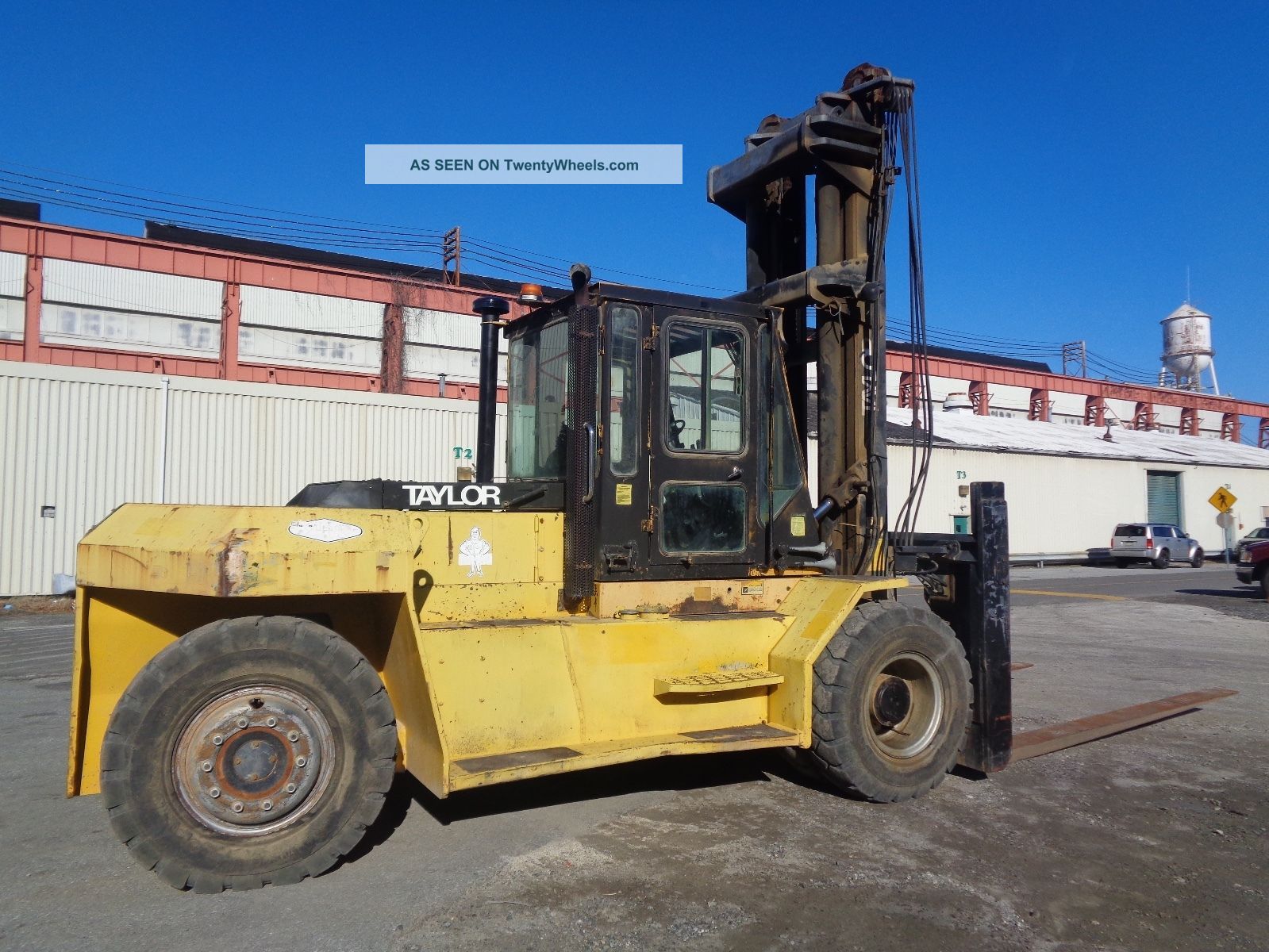 Taylor Gt330 33, 000lb Forklift Side Shift Fork Positioners