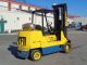 Hyster S100xl 10,  000lb Forklift Boom Truck - Propane - Side Shift - Triple Mast Forklifts photo 6