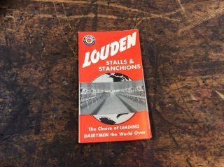 Louden Machinery Co.  Barn Stalls And Stanchions Sales Brochure photo