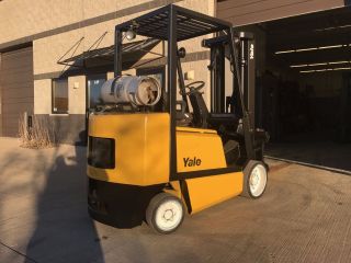 2001 Yale 4000 Pound Lpg Forklift - We Will Ship L@@k - Triple - S/s photo