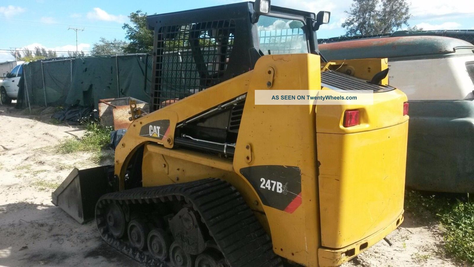 Caterpillar 247b Rubber Track Skid Steer Loader Bobcat Diesel Pilot