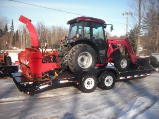 Tym T603 4x4 Loader Cab Snow Blower Compact Tractor 188 Hours photo