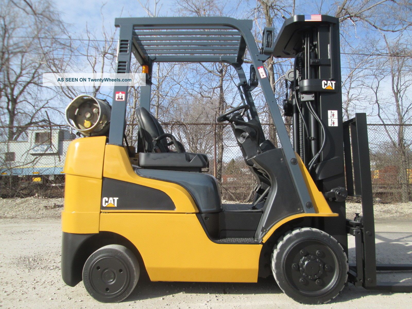 2012 Caterpillar 2c5000 Forklift Lift Truck Hi Lo Fork, 5000lb Cap