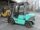 Mitsubishi/ Cat 6,  000 Diesel Pneumatic Tire Forklift,  3 Stage,  Sideshift & F.  P. Forklifts photo 1