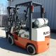 Nissan Model Cpj02a25pv (2001) 5000lbs Capacity Great Lpg Cushion Tire Forklift Forklifts photo 1