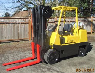 Hyster S80xl Lp Propane Forklift 2 Stage Mast 8k 8000 Lbs Excellent photo