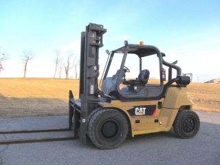 2010 Cat P17500,  17,  500 Diesel Pneumatic Tire Forklift,  S/s & F/p,  2,  622 Hours photo