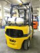 2008 ' Yale Glp060,  6,  000 Pneumatic Tire Forklift,  3 Stage,  S/s & Fork Position Forklifts photo 3