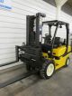 2008 ' Yale Glp060,  6,  000 Pneumatic Tire Forklift,  3 Stage,  S/s & Fork Position Forklifts photo 8