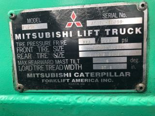 Mitsubishi Fg25k Forklift photo
