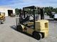 Clark Cdp25 Diesel 5000 Lb Forklift Runs & Works Dsl Positioner Side Shift Mast Forklifts photo 2
