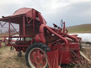 Rare Ih Cotton Picker With C Tractor photo