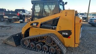 2014 Caterpillar 247 B3 Cab A/c Track Steer Skid Steer Has 1568 Hours photo