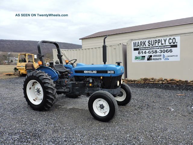 1999 Holland 3430 Farm Tractor 3 Point Hitch Ford Diesel Engine 8 Speed Tractors photo