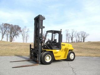 Yale Gdp210,  21,  000 Diesel Pneumatic Tire Forklift,  S/s & F/p,  Low Hour,  H210hd photo
