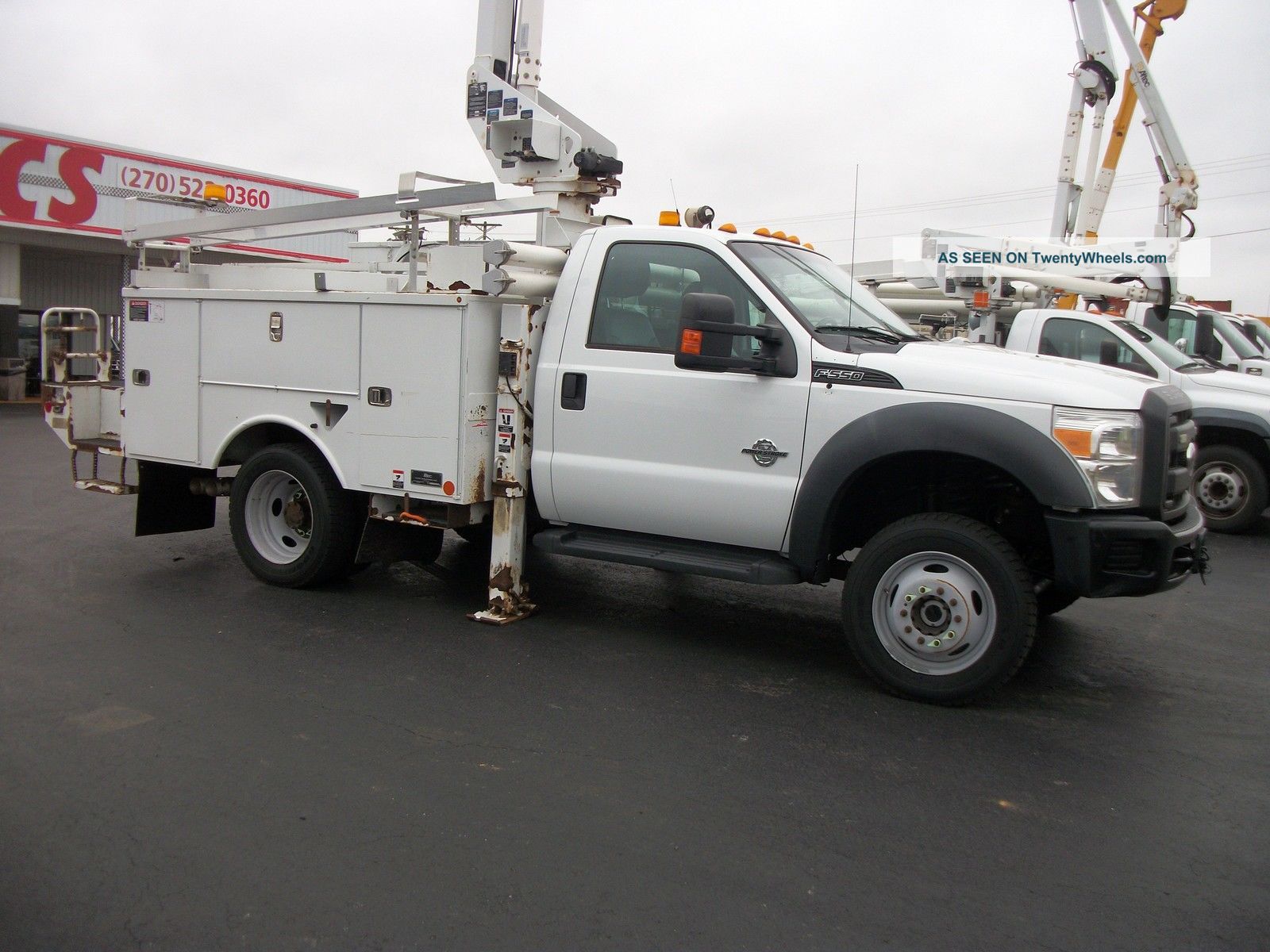 2011 Ford F550 4x4 Bucket Truck Articulated & Telescopic Utility Vehicles photo