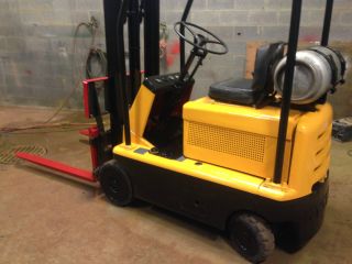Hyster Uc - 30 Fork Forklift Up To 4000lb Propane Lifttruck Lift Pallet Truck photo