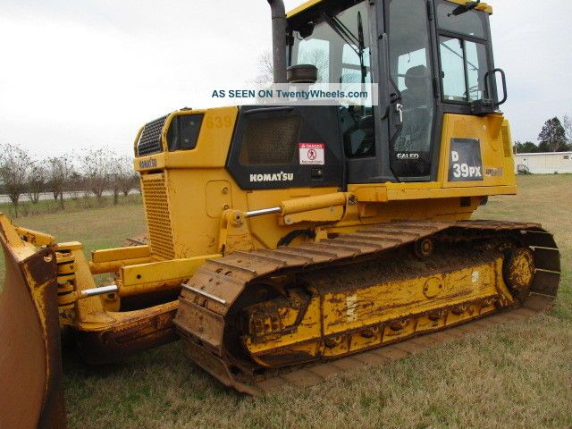 2008 Komatsu D39px21a Cab Bulldozer W 6 Way Blade Crawler Dozers & Loaders photo