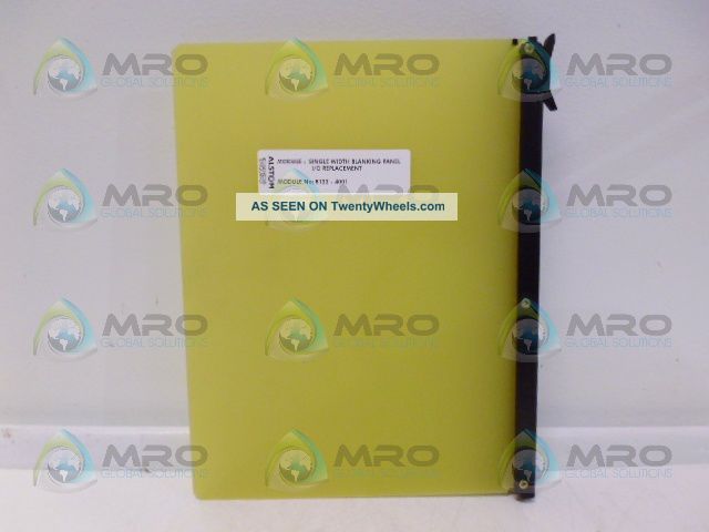 Alstom 8122 - 4001 Single Width Blanking Panel I/o Replacement No Box Forklifts photo