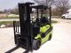 Wow Clark Forklift 6,  000 Lbs Warehouse Lift 3 Stage Mast Lp Gas Lease Return Forklifts photo 4