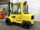 2005 Hyster H80xm 8,  000 Pneumatic Tire Forklift,  Diesel,  Cab,  S/s - F - Pos.  Glp080 Forklifts photo 1