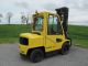 2001 Hyster H80xm 8,  000 Pneumatic Tire Forklift,  Gas,  Cab,  Sideshift Glp080 Forklifts photo 3