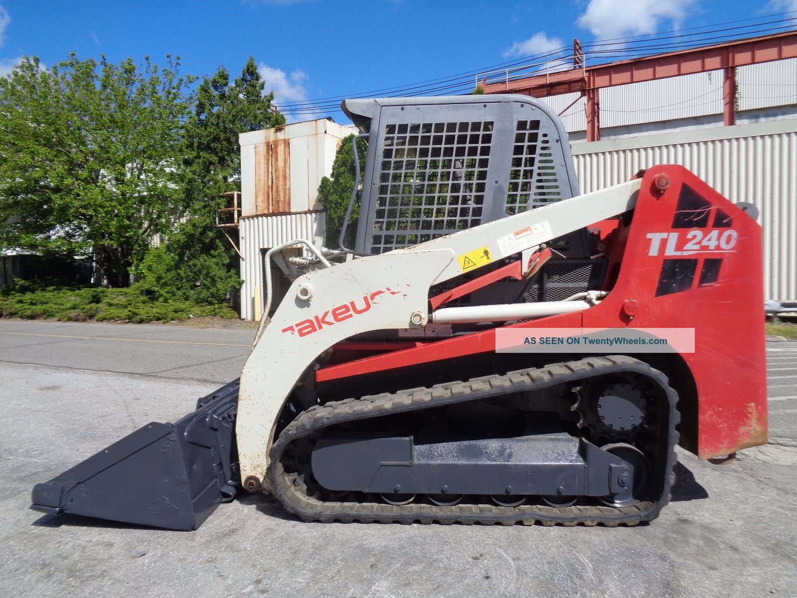 2012 Takeuchi Tl240 Track Skid Steer Loader - Auxiliary Hydraulics - Diesel Skid Steer Loaders photo