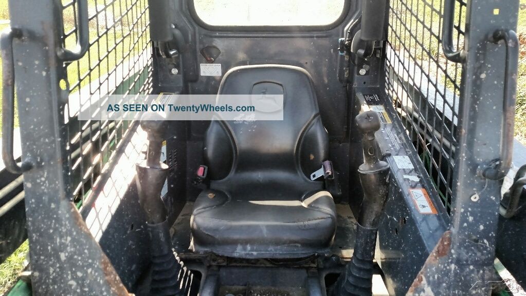2011 John Deere 318d 318 Skid Steer Solid Tire Hand Foot Controls