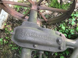Mccormick - Deering No 7 Horse Drawn Mower - Antique photo