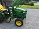 John Deere 2520 Compact Tractor Ag Utility 26hp 4x4 W/ Loader Bush Hog Low Hour Tractors photo 8