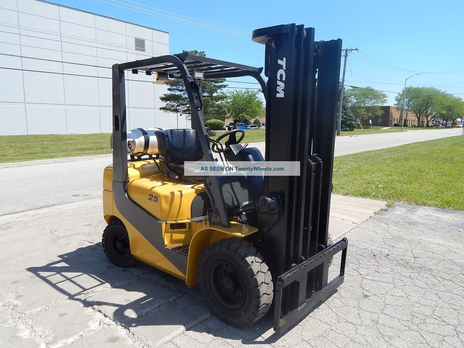 Tcm Pneumatic Forklift - 5,  000 Lbs Capacity - Ready For Work Forklifts photo