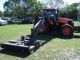 Kubota M 108 S Air Cab 4x4 Tractor With Terrain King Kb 2200 22 Ft Boom Mower Tractors photo 1