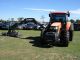 Kubota M 108 S Air Cab 4x4 Tractor With Terrain King Kb 2200 22 Ft Boom Mower Tractors photo 2