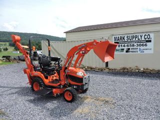 2015 Bx25d Compact Tractor Loader Backhoe Belly Mower 4x4 Diesel 3 Point Hitch photo