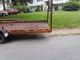 10 Ton Heavy Equipment Trailer With 4 Wheel Brakes Steel Bed With Heavy Steel Ra Trailers photo 1