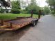 10 Ton Heavy Equipment Trailer With 4 Wheel Brakes Steel Bed With Heavy Steel Ra Trailers photo 3