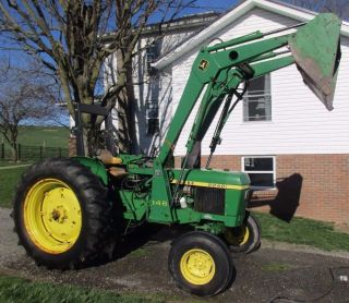 John Deere 2240 Tractor With Loader photo