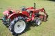 Vintage Tractor Yanmar 1610 Model 1970 - 1971 Tractor And Front Loader Red 833 Hrs Antique & Vintage Farm Equip photo 4