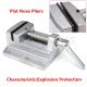 2.  5 Inch Plat Nose Pliers Aluminum Alloy Vise Fixture For Bench Drill Work Table Milling Machines photo 3