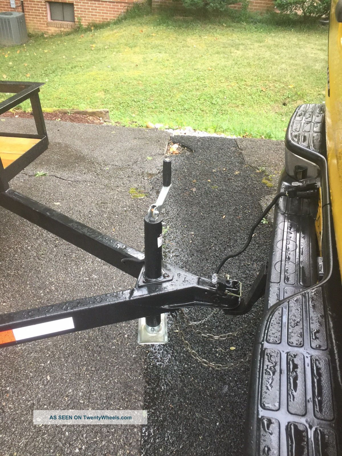 6x12 Utility Trailer Floor Jack And Fresh Paint Tires And Rims