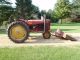 Antique 1951 Massey Harris 30 Farm Tractor With Rare Loader  Vintage photo