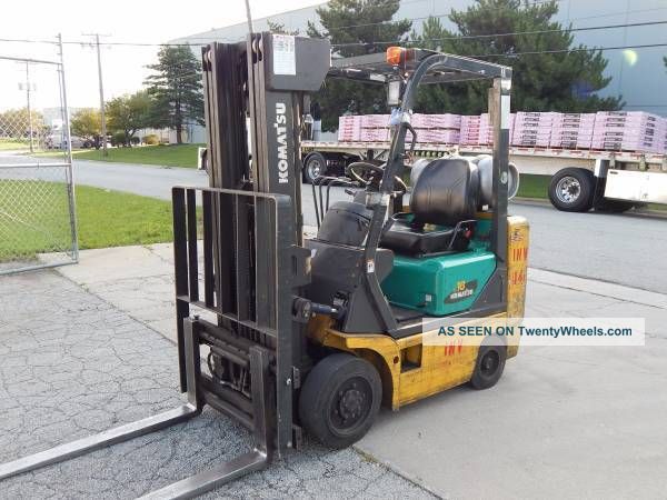 Komatsu Fg18st - 17 Forklift - Ready For Work Forklifts photo
