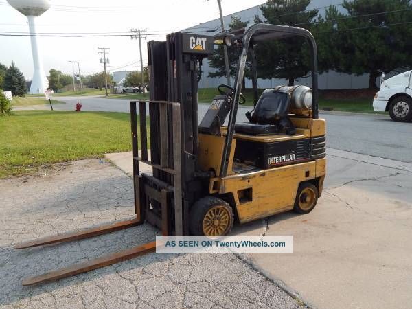 Older Cat T50e Forklift - Runs And Operates As It Should Very Low Reserve Forklifts photo